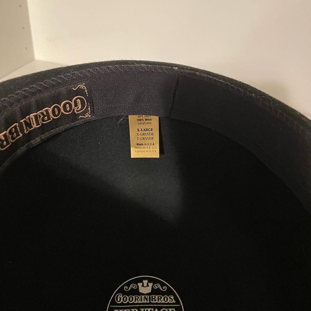 Goorin Bros Bowler 100% wool XL - Picture 4 of 6